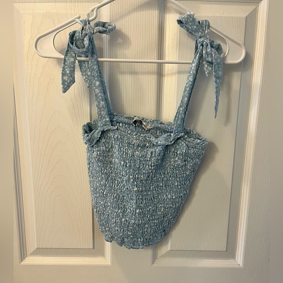 Abercrombie & Fitch Tops - Abercrombie & Fitch Juniors Tube Top w/Shoulder Ties
